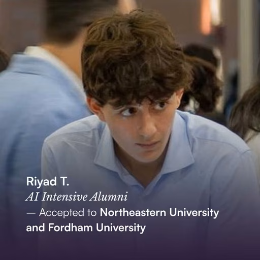 Riyad T. — Northeastern University and Fordham University